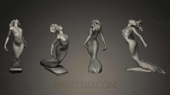 Figurines of girls (STKGL_0151) 3D model for CNC machine